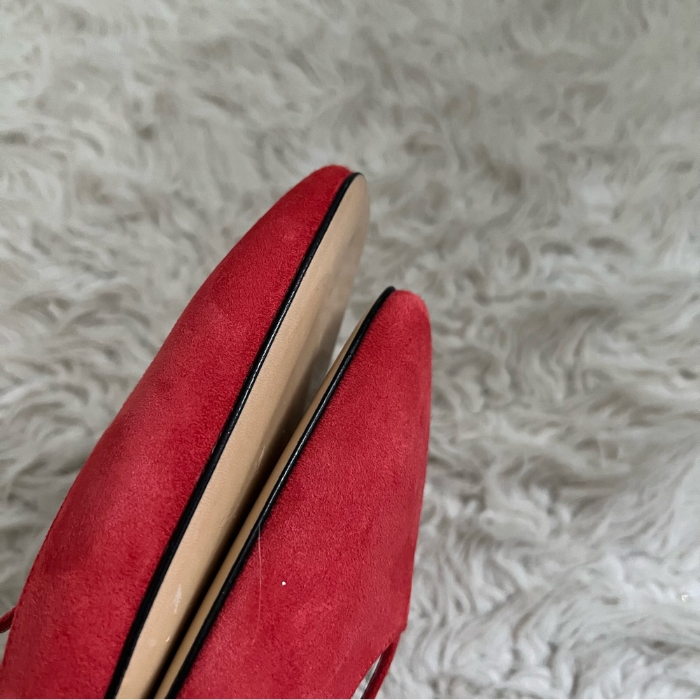 Doen Cristina T Strap Flat - Fuego Suede - Picture 7 of 9
